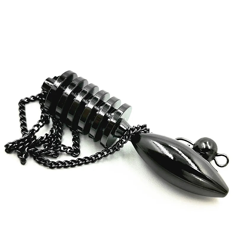 SL Pendulum for Divination Fortune Telling Dowsing Pendulum Pendant Pendulos Pendule Radiesthésie Divinatory Metal Charm Jewelry