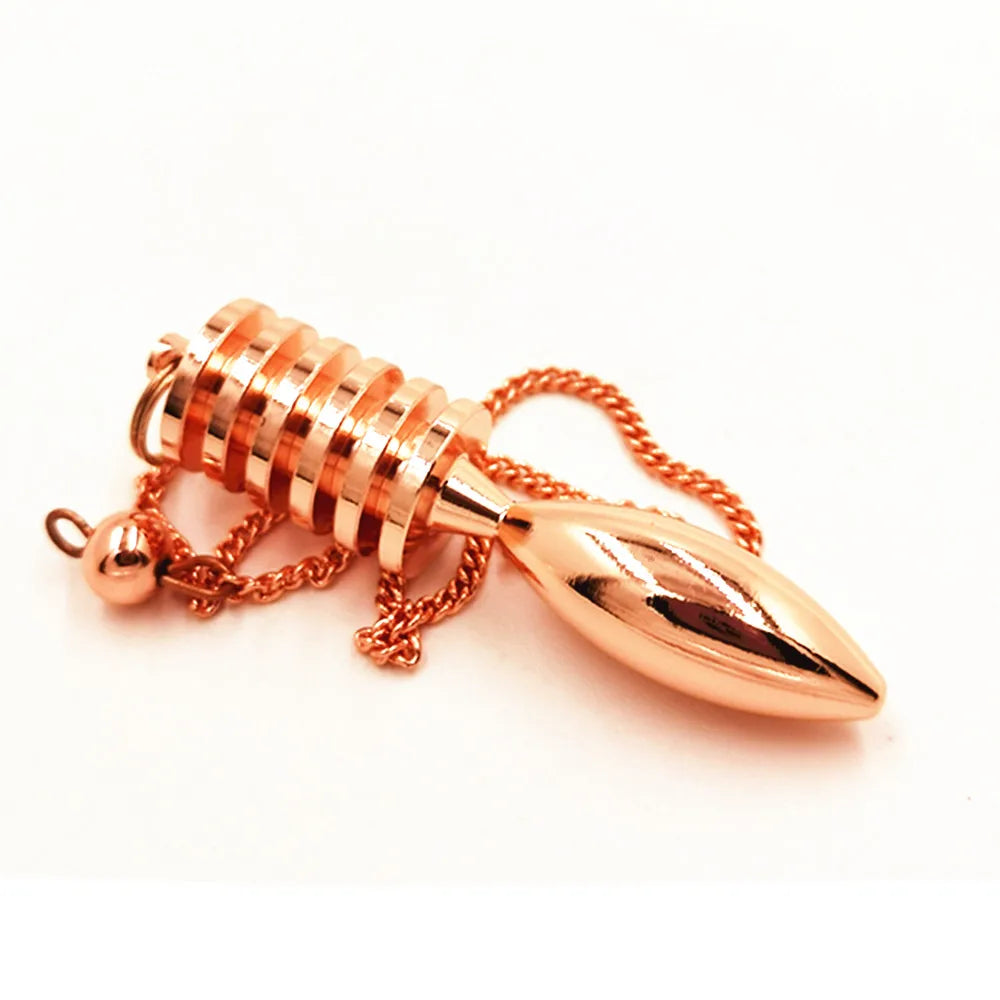 SL Pendulum for Divination Fortune Telling Dowsing Pendulum Pendant Pendulos Pendule Radiesthésie Divinatory Metal Charm Jewelry