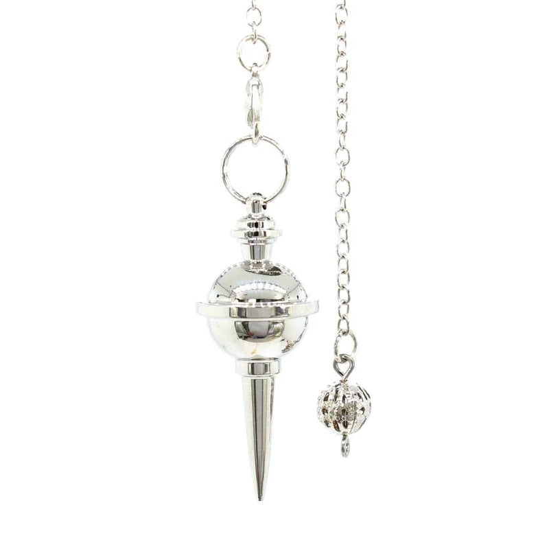 Metal Pendulum for Divination Dowsing Witch Pure Copper Cone Pendulums Beginners Healing Energy Balancing Spiritual Pendulo