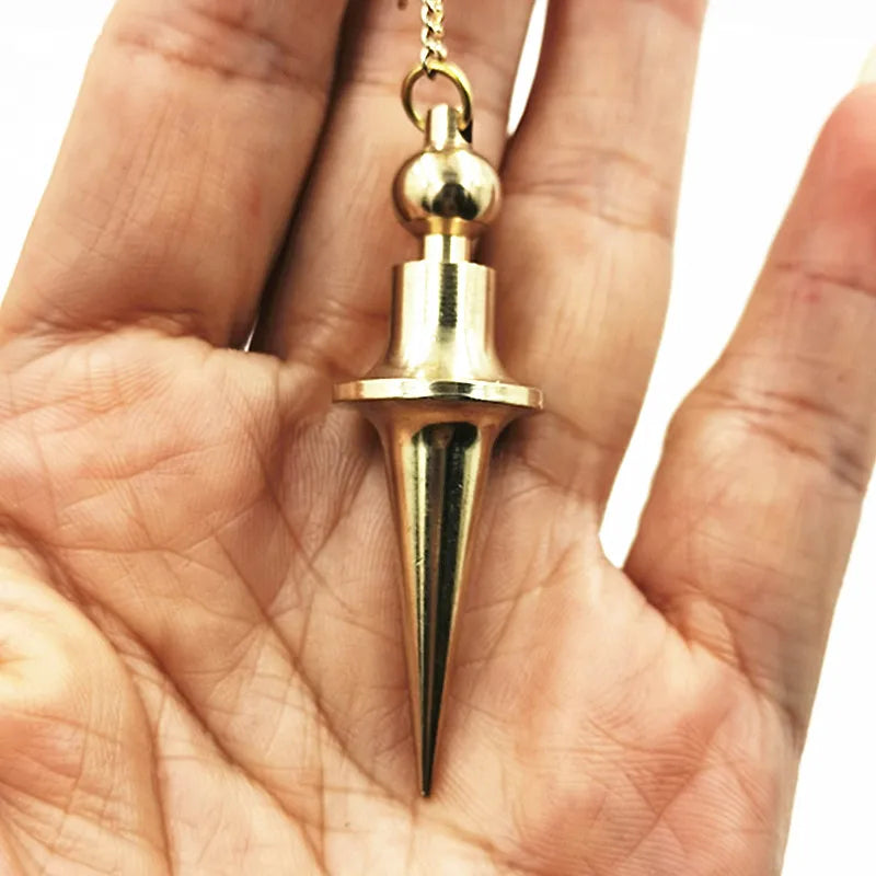 Copper Pendants Pendule Ddivination Energy Therap Pendulo Radiestesia Healing Pendulum for Dowsing