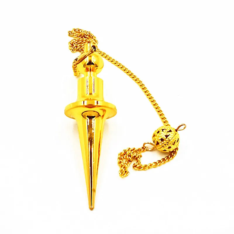 Copper Pendants Pendule Ddivination Energy Therap Pendulo Radiestesia Healing Pendulum for Dowsing