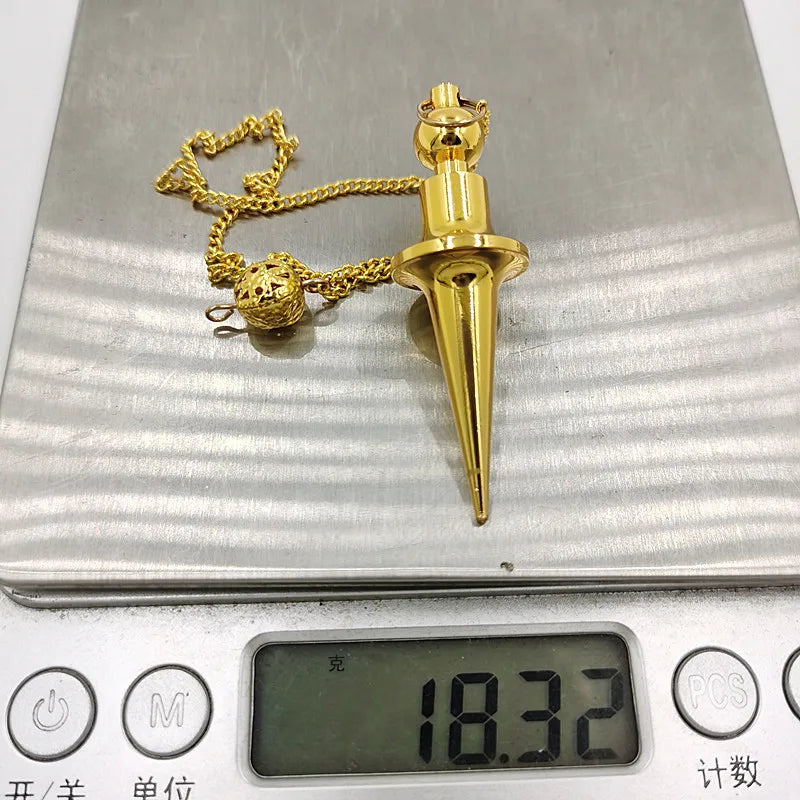 Copper Pendants Pendule Ddivination Energy Therap Pendulo Radiestesia Healing Pendulum for Dowsing