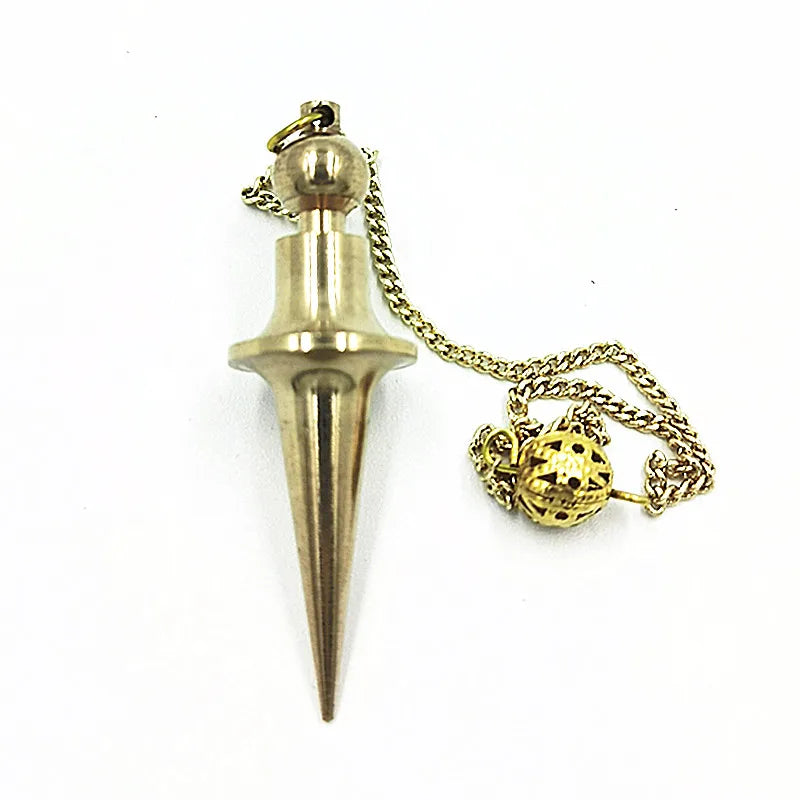 Copper Pendants Pendule Ddivination Energy Therap Pendulo Radiestesia Healing Pendulum for Dowsing