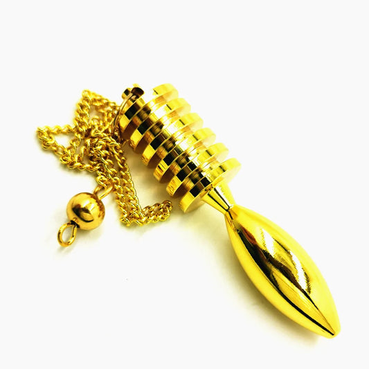 SL Pendulum for Divination Fortune Telling Dowsing Pendulum Pendant Pendulos Pendule Radiesthésie Divinatory Metal Charm Jewelry